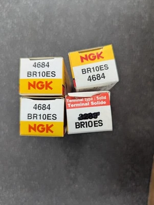 NGK Spark Plugs 4684 -BR10ES Solid (Comes in set of 4) - Image 1 of 2