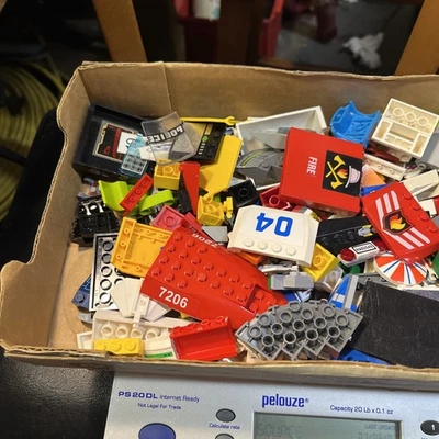 LEGO 1 pound Stickered Printed Decorated Parts Pieces Many Themes see pictures  - Image 1 of 4
