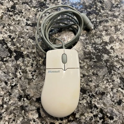 Microsoft IntelliMouse PS2 Serial Mouse Compatible with X05-51688 63618-577 - Image 1 of 4
