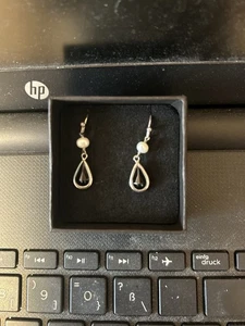 Perlen Schmuck Ohrringe 1,3cm Perle, Black, Kyoto Pearl, Neu Und Ungetragen, - Bild 1 von 5