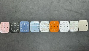 Lot of 70 NOS CONSUL Swiss Watch Dials – 27.4×31mm – Assorted Colors –Swiss Made - Picture 1 of 6
