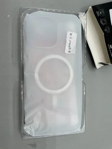 Magnetische stoßfeste klare Hülle für iPhone 16 Pro Max, nie gelb [kompatibel mit Wi - Bild 1 von 4
