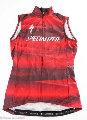 Specialized Sleeveless Wind Vest M polyester women red black - Image 1 of 4