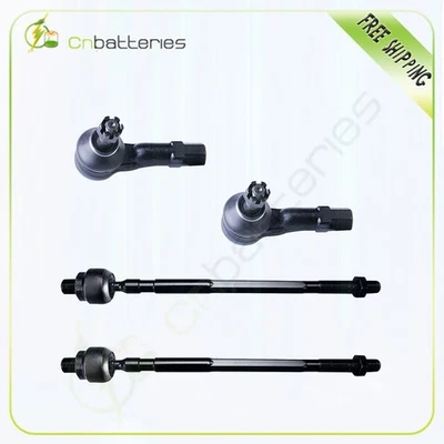 Set of 4 Inner Outer Tie Rod End Kit For MAZDA PROTEGE5 2002 - 2003 ES3197 EV435 - Image 1 of 4