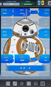 AWARD CARD BB-8 NAMESAKE S1 Uncommon Blue 2025 Topps Star Wars Trader - Bild 1 von 1