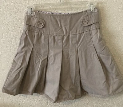 Minifalda plisada de colección EE. UU. Polo Assn caqui talla 10 despistada años 90 Y2K (defectos) Foto 1 de 4