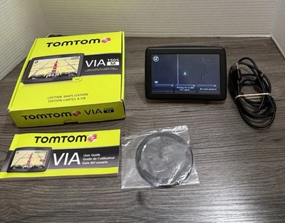 TomTom VIA 1505M 5" Portable GPS Navigator Lifetime Traffic & Maps Edition 4EN52 - Image 1 of 4