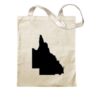 Queensland - Australien - State Tragetasche Baumwolltasche Stoffbeutel langer H - Picture 1 of 91