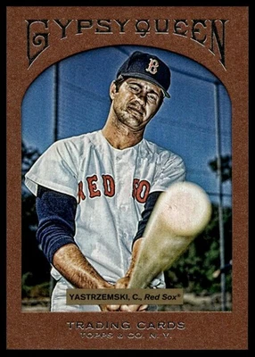 2011 Topps Gypsy Queen #73 Carl Yastrzemski Framed Paper #/999 SN - Image 1 of 2