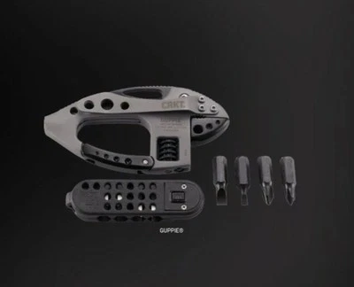 CRKT GUPPIE MULTI TOOL. Adjustable wrench, Carabiner bottle opener, knife,driver - Image 1 of 4