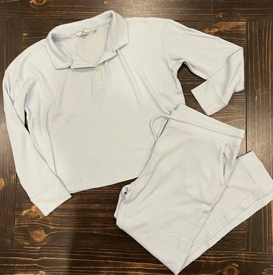 Женские вафли Vineyard Vines Dreamcloth одежда для отдыха поло и подходящие бегуны большие - Изображение 1 из 4