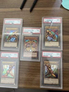 Exodia The Forbidden One Komplettsatz YGLD PSA 9-9-8-8-8 - Bild 1 von 9