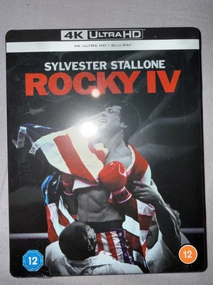 SEALED - Rocky IV Steelbook [4K Ultra HD] [1985] [Blu-ray] [Region Free] - Image 1 of 2