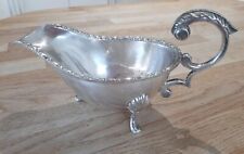 Antique Arthur Price Silver Plated Footed Gravy Sauce Boat