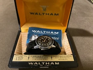 Waltham Divers Mechanical watch B-271, with papers and box Swiss Made 1930s edit - Picture 1 of 11