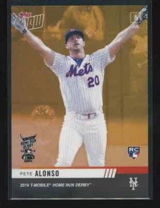 Pete Alonso 2019 Topps Now Home Run Derby Gold RC - Picture 1 of 2