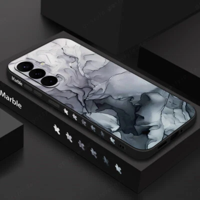 Marble Phone Case For Samsung A17 S25 S24 S23 Ultra A15 A55 S21 FE Soft Cover - Image 1 of 4