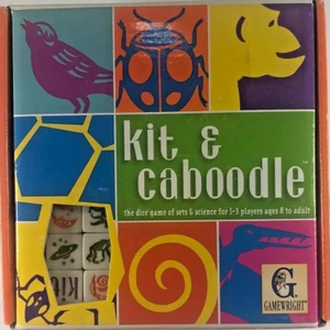 KIT & CABOODLE Dice Game VINTAGE 100% COMPLETE! Gamewright 1997 mint condition! - Picture 1 of 2
