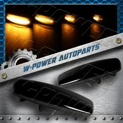 Lente de humo ámbar secuencial para luces LED marcadoras laterales Infiniti M35 M45 G35 G37 Foto 1 de 4