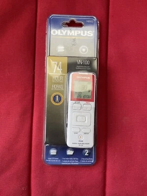 Olympus VN-100 Handheld (128 MB, 74 Hours) Digital Voice Recorder New & Sealed - Image 1 of 2