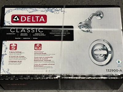 Delta 132900-A Monitor 13 Series Classic Single-Handle Shower with Valve Chrome - Image 1 of 2