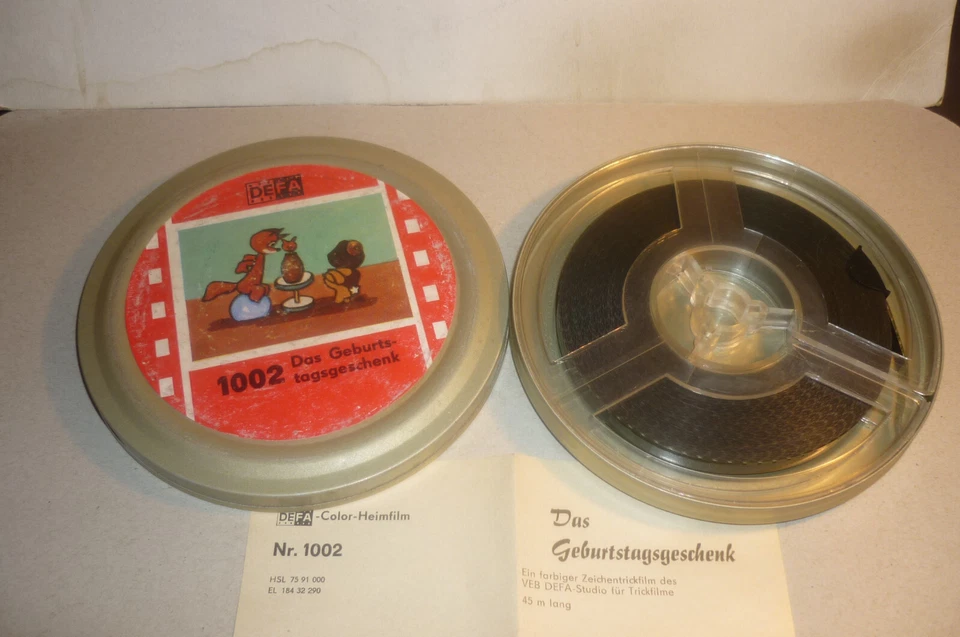 Defa Heimfilm 8mm Super Color 49,5 Meter Nr. 1002  Das Geburtstagsgeschenk ! - Bild 1 von 1