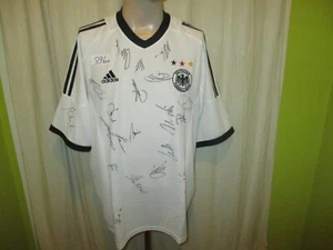 Deutschland "DFB" Adidas Weltmeisterschaft Trikot 2002 + Handsigniert Gr.XL TOP - Bild 1 von 12