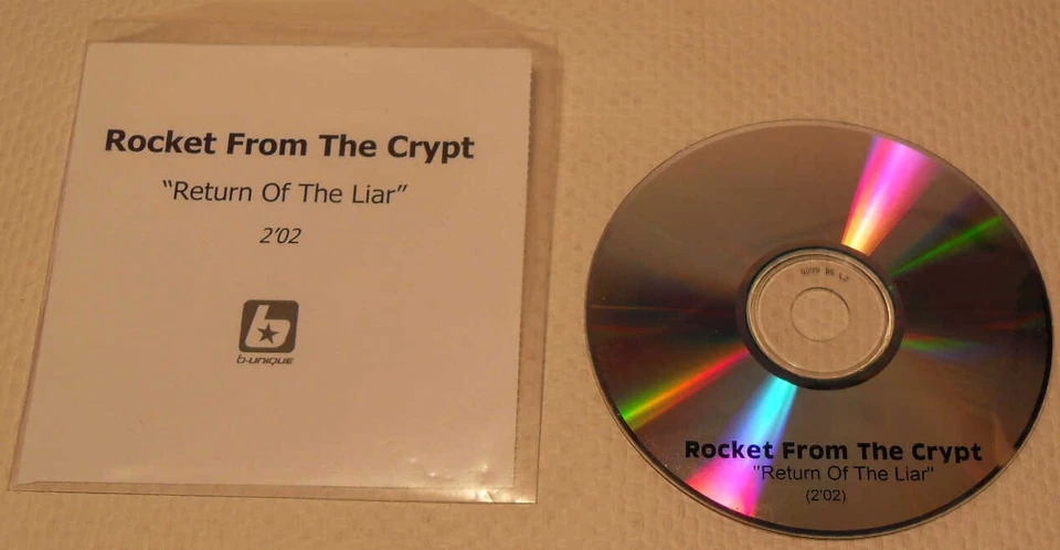 Rocket From The Crypt - Return Of The Liar b-unique CDr Promo Single - Image 1 of 1