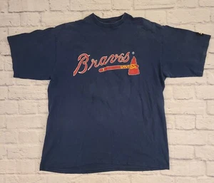 Vintage Starter 1994 Atlanta Braves DEION SANDERS T Shirt Adult Size XL * USA * - Picture 1 of 19