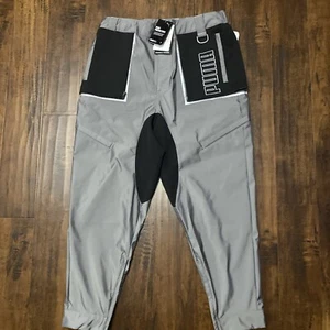 Pantalones cargo Puma Conqr grises para hombre talla grande $150 nuevos con etiquetas. D2 - Imagen 1 de 10