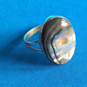 Bague Argent & Nacre Abalone Mexico  - Imagen 1 de 2