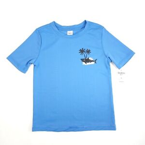 Oshkosh B'gosh Boys Kids Swimwear Shirt Stretch Blue Size 5