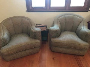 Art Deco Tub Chairs - Picture 1 of 5
