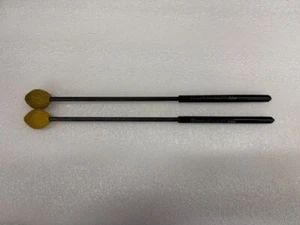 Bergerault Alto Marimba Schlägel gelb Garn umwickelt Paar 14" Fiberglas gebraucht - Bild 1 von 7