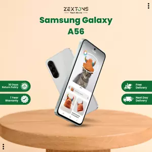 Samsung Galaxy A56 5G 128GB Dual Sim Unlocked Android Smartphone - Brand New - Picture 1 of 28