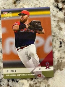 2018 TOPPS NOW PLAYERS WEEKEND CARD ANGELS KOLE CALHOUN #PW-01 - Picture 1 of 1