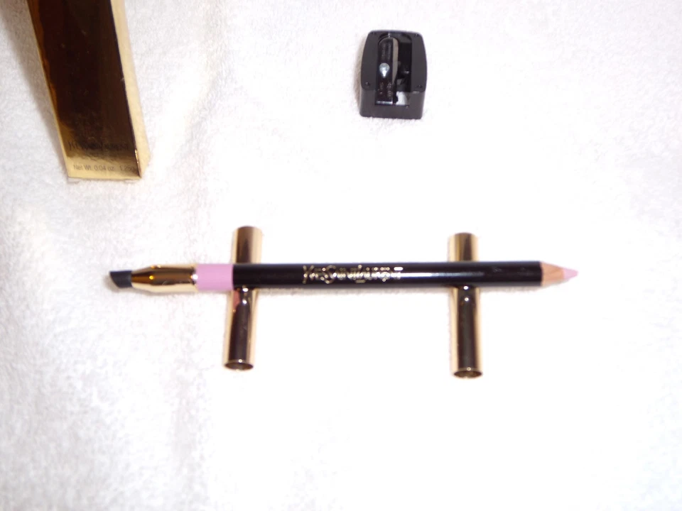 YSL YVES ST LAURENT EYE PENCIL WITH SHARPENER NEW PINK COLOR #12 - Image 1 of 1