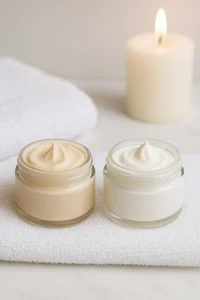 Ziegenmilchcreme - Reichhaltige, feuchtigkeitsspendende Körper- & Handcreme, natürliche Feuchtigkeitscreme Lotion - Bild 1 von 6