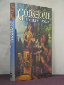 1st, signed by 2(auth,art), Godshome by Robert Sheckley  (1999,HB) Darrell Sweet - Picture 1 of 3