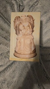 Angel Holding Baby Musical "Silent Night" Figurine Statue 8.5 inches In BOX  - Picture 1 of 5