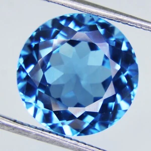 Gemas Sueltas Paraiba Turmalina Azul Piedras Forma Redonda 19-21 Ct - Imagen 1 de 4