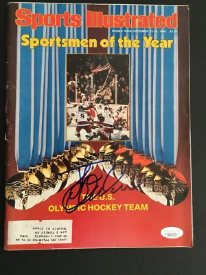 JACK O'CALLAHAN AUTO'D DEC. 22-29  SPORTS ILLUSTRATED SPORTSMAN OF THE YEAR JSA - Image 1 of 3
