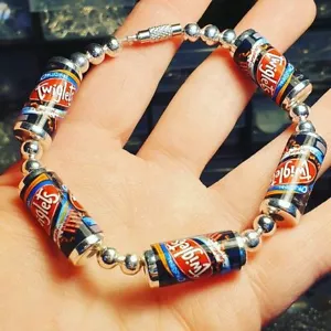 Unique TWIGLETS BRACELET handmade MARMITE corn snack RETRO food BANGLE miniature - Picture 1 of 1