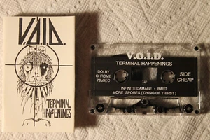 Victims Of Internal Decay Terminal Happenings private cassette 1990 DEATH TESTED - Imagen 1 de 2