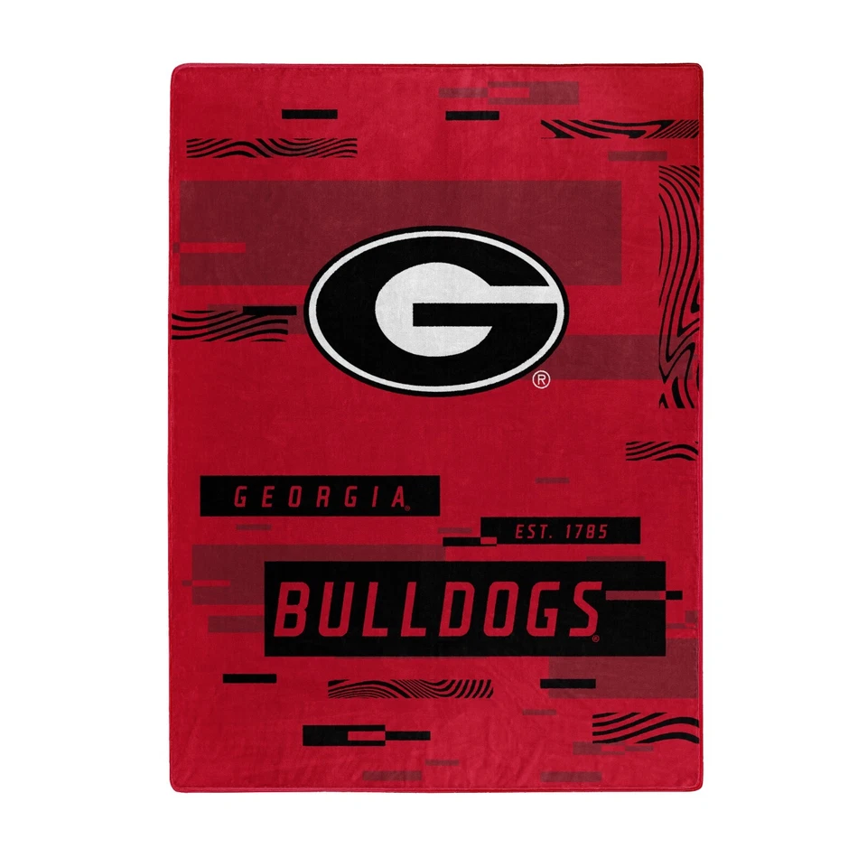 Georgia Bulldogs 60" x 80" Digitize Royal Plush Blanket. - Image 1 of 1