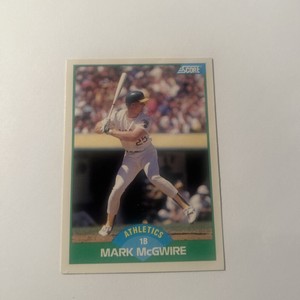 1989 Score - #3 Mark McGwire