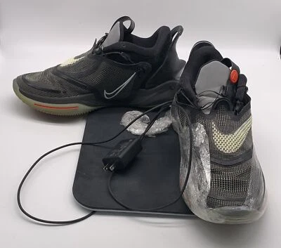 Nike Hombre Adapt BB 2.0 Negro Zapatilla Baja con Cargador Talla 10 Foto 1 de 4