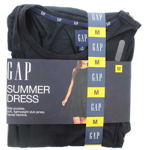 GAP Women's Summer Dress Sleeveless Color- True Black Size- Medium - Picture 1 of 2