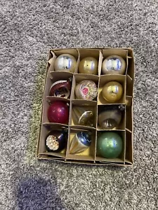 12pcs Christmas Tree Hanging Ornaments Craft Decoration Festival Party Balls - Picture 1 of 15