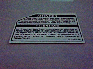1974 Reproduction Ford Mustang 2 V6 2800cc Air Cleaner Decal - Foto 1 di 1